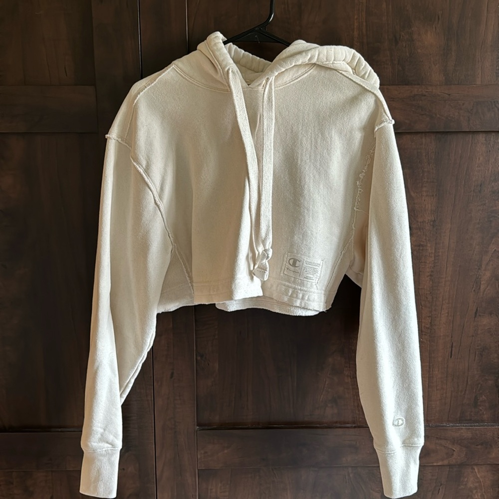 vintage cropped champion hoodie